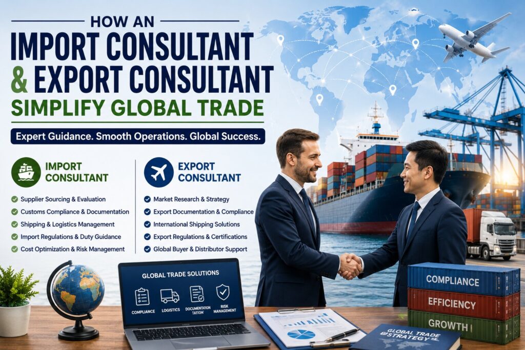 import consultant and export consultant