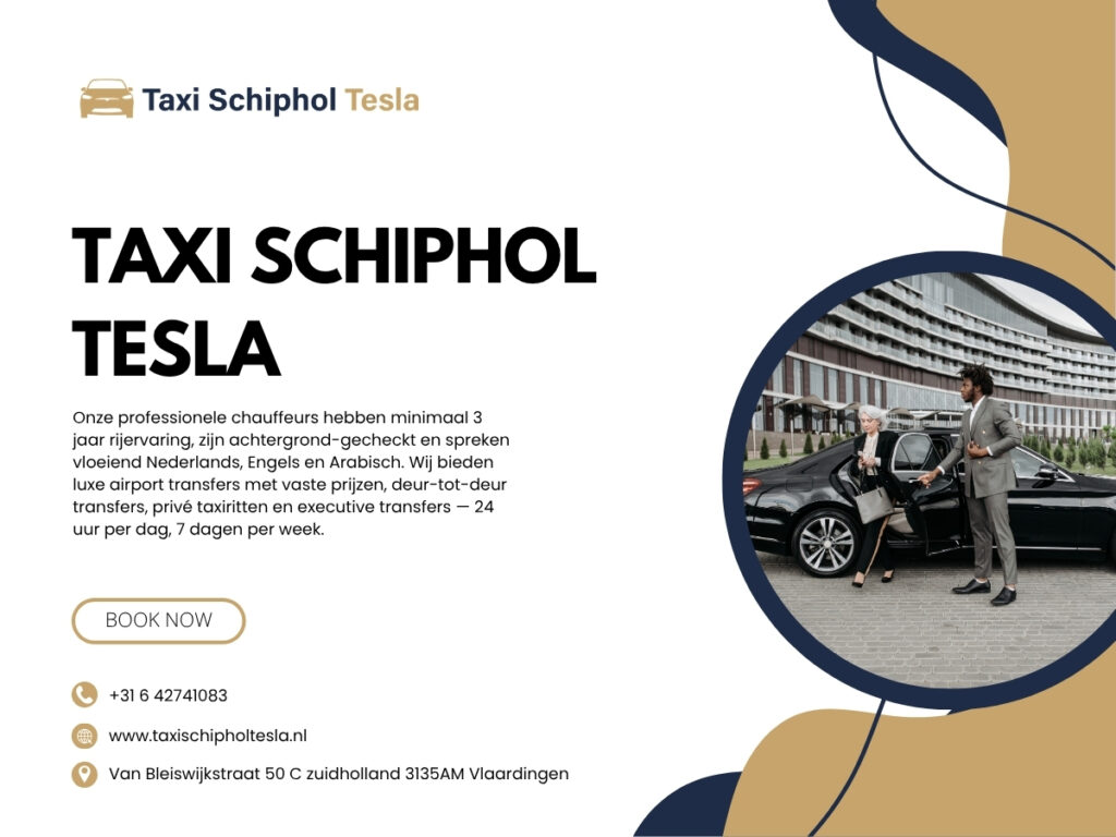 Taxi Vlaardingen to Schiphol